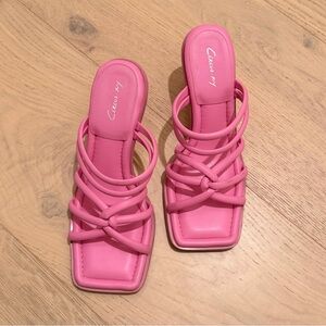 Pink Strappy Women's Sandals